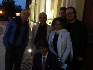 David Grossman, Luca Lombardi, Miriam Meghnagi, Roberto Prosseda, in primo piano: Giulio Busi